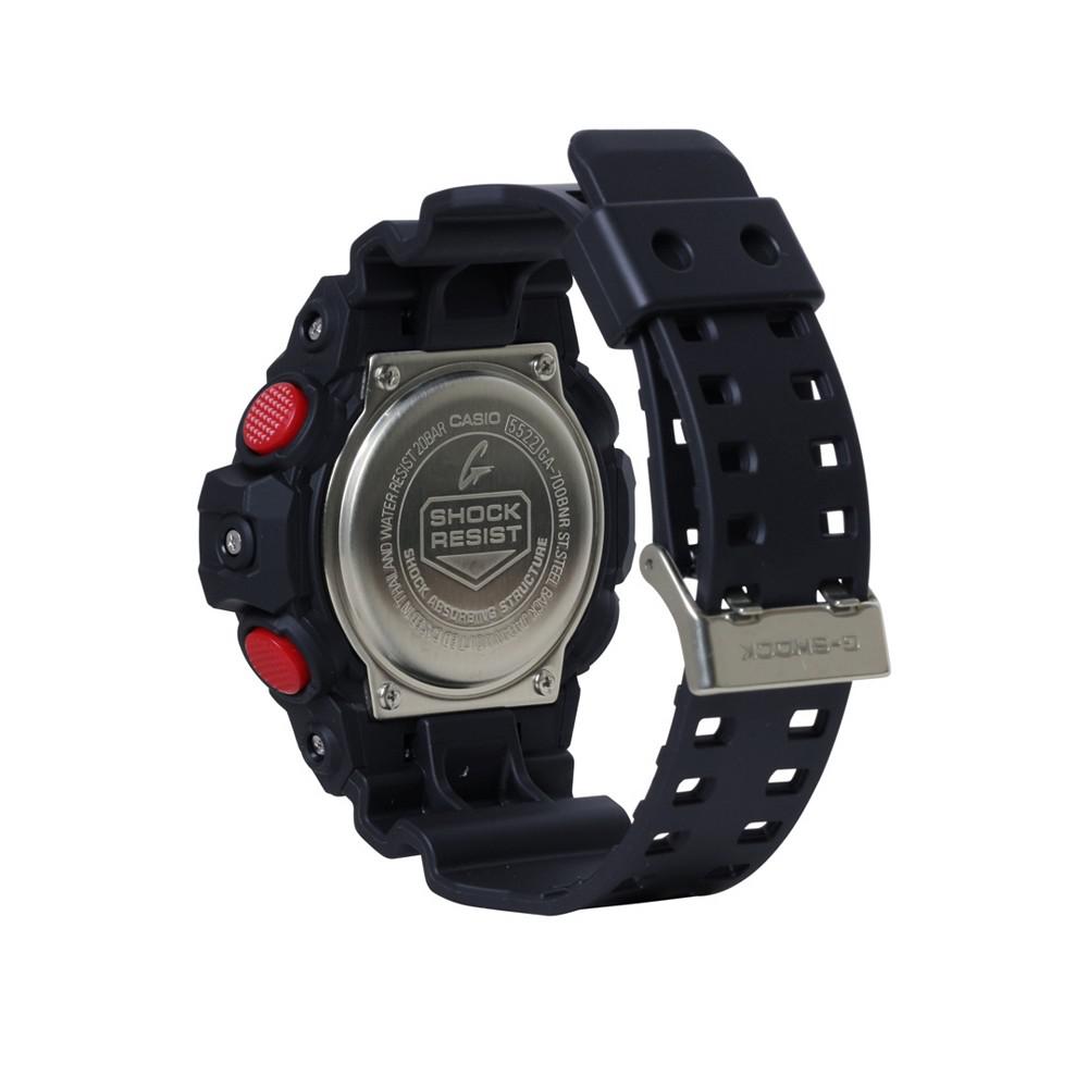 Men's Two Hand Quartz Black Resin Strap Ana-Digi Watch, 53.4mm, GA700BNR-1A商品第3张图片规格展示