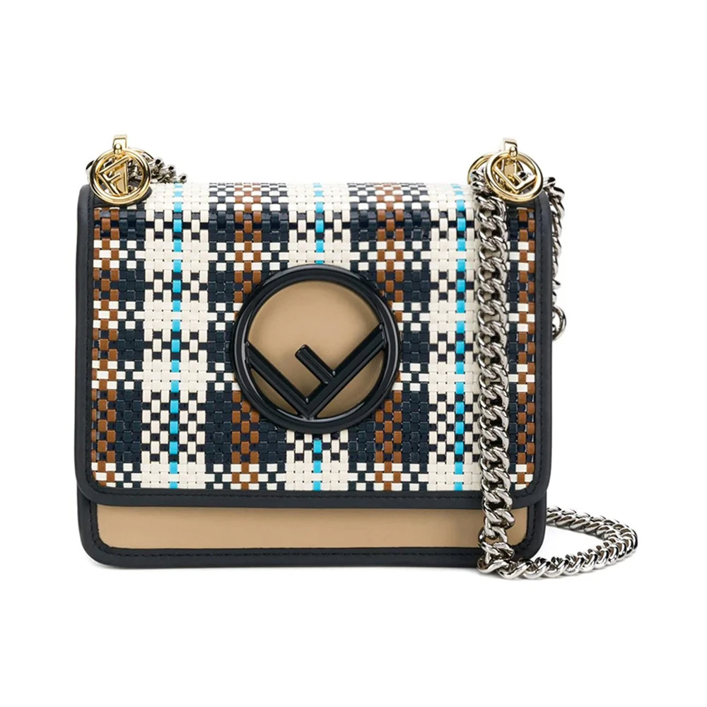 商品[国内直发] Fendi|Fendi 芬迪 女士Kan I F牛皮单肩包 8BT286-A3RO-F13VY,价格¥9775,第1张图片