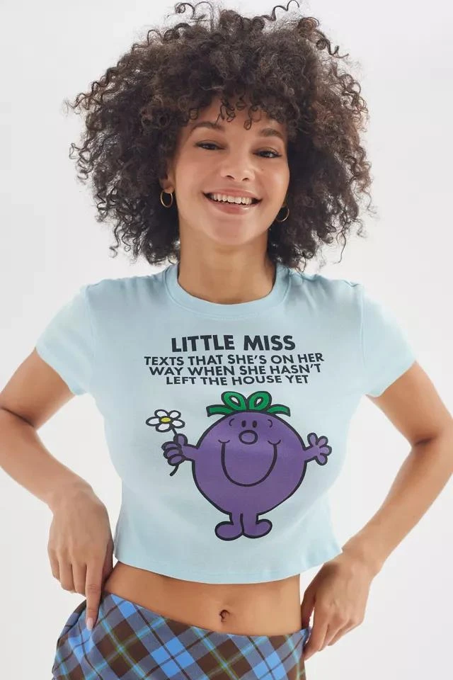 商品Urban Outfitters|Little Miss On Her Way Baby Tee,价格¥150,第1张图片