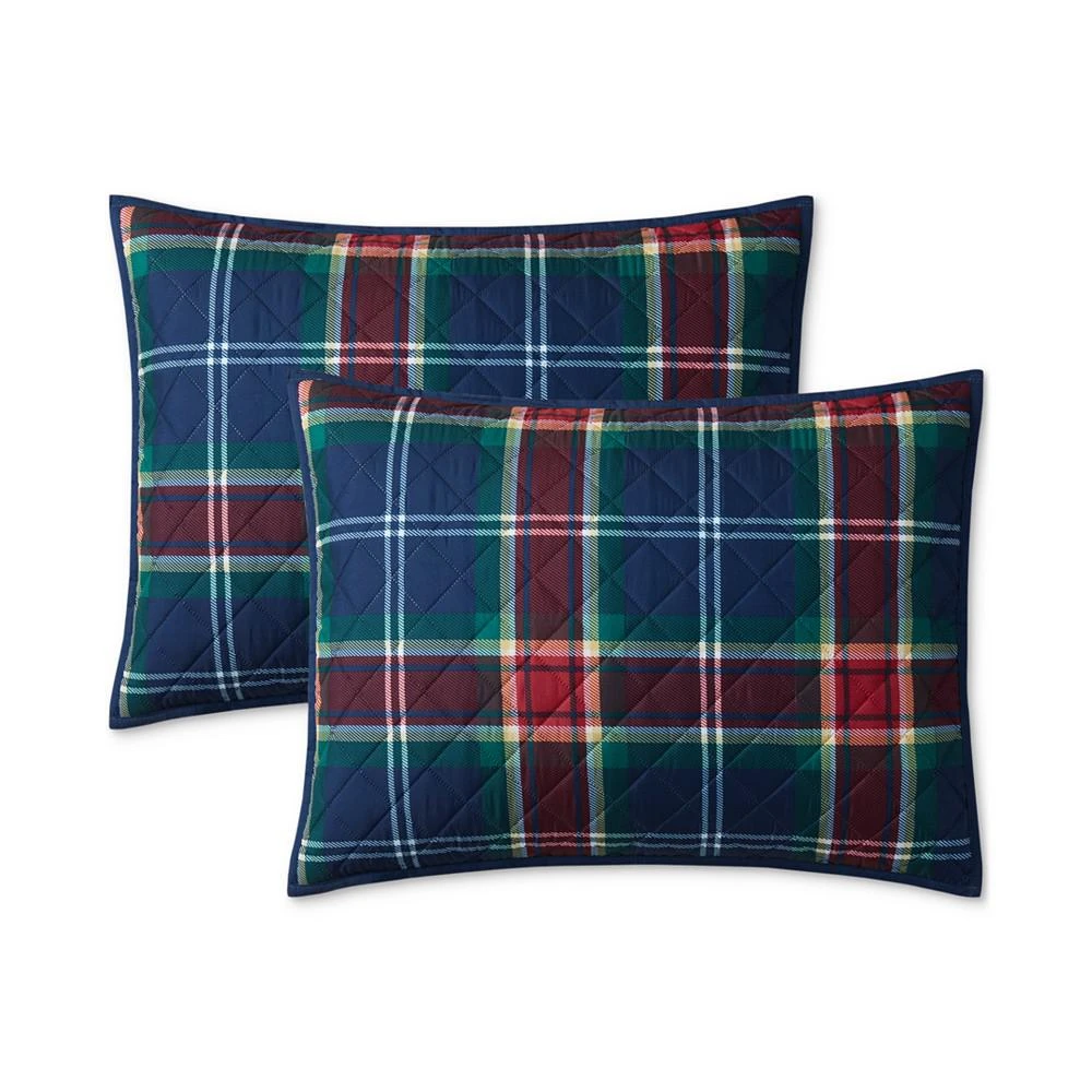 商品Charter Club|Maxwell Plaid Quilt Bag Set, Full/Queen, Created For Macy's,价格¥114,第3张图片详细描述