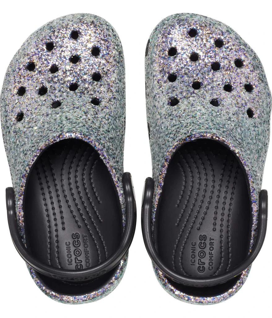 商品Crocs|Classic Glitter Clog (Little Kid/Big Kid),价格¥271,第2张图片详细描述