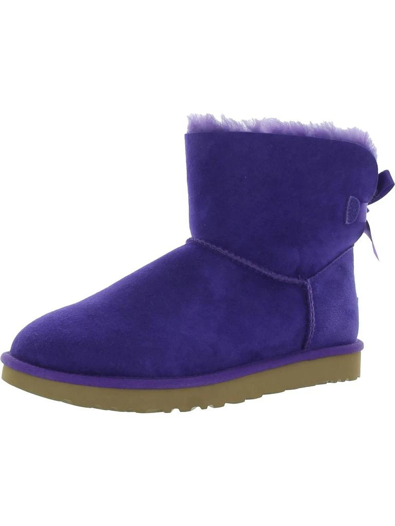 商品UGG|Mini Bailey Bow II Womens Suede Shearling Winter Boots,价格¥739,第4张图片详细描述