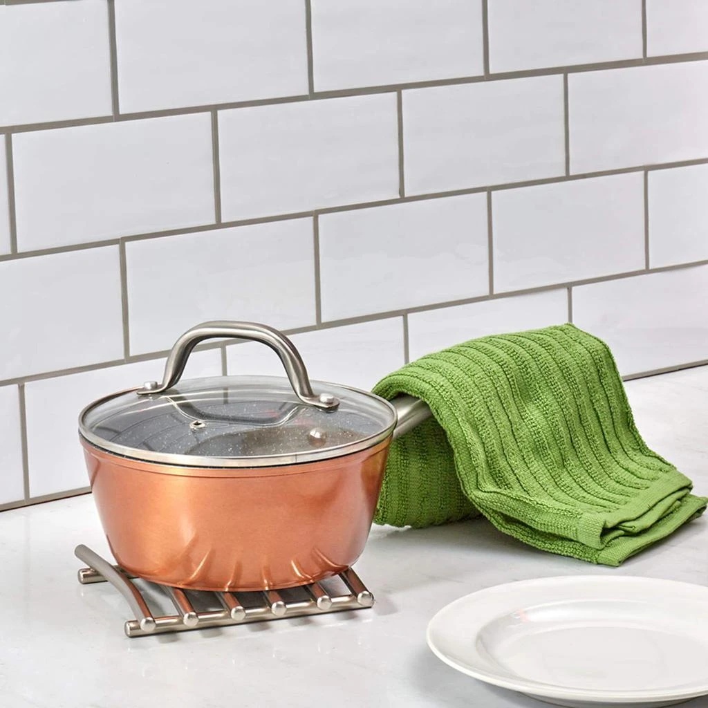 商品Michael Graves Design|Michael Graves Design Simplicity Abstract Steel Trivet, Satin Nickel,价格¥127,第2张图片详细描述