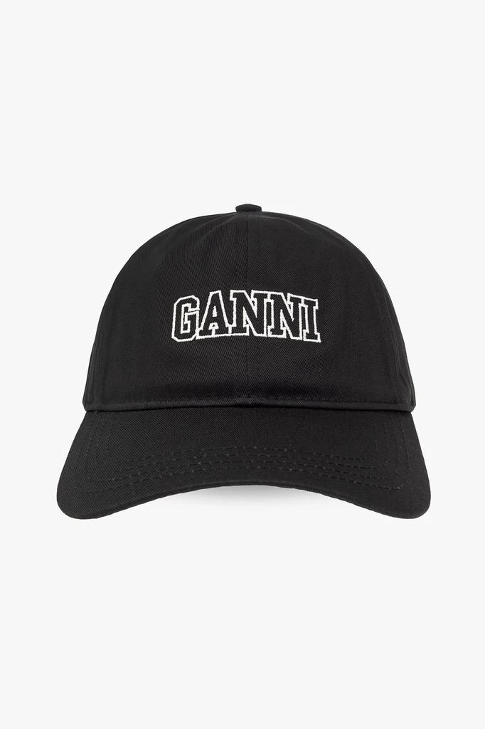 商品Ganni|Ganni Logo Embroidered Baseball Cap,价格¥615,第1张图片
