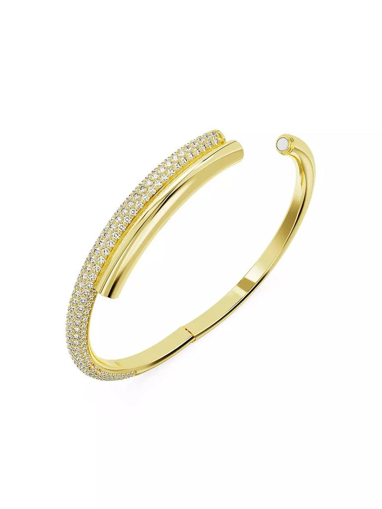 商品Swarovski|Dextera Goldtone & Crystal Pavé Bangle,价格¥2095,第3张图片详细描述