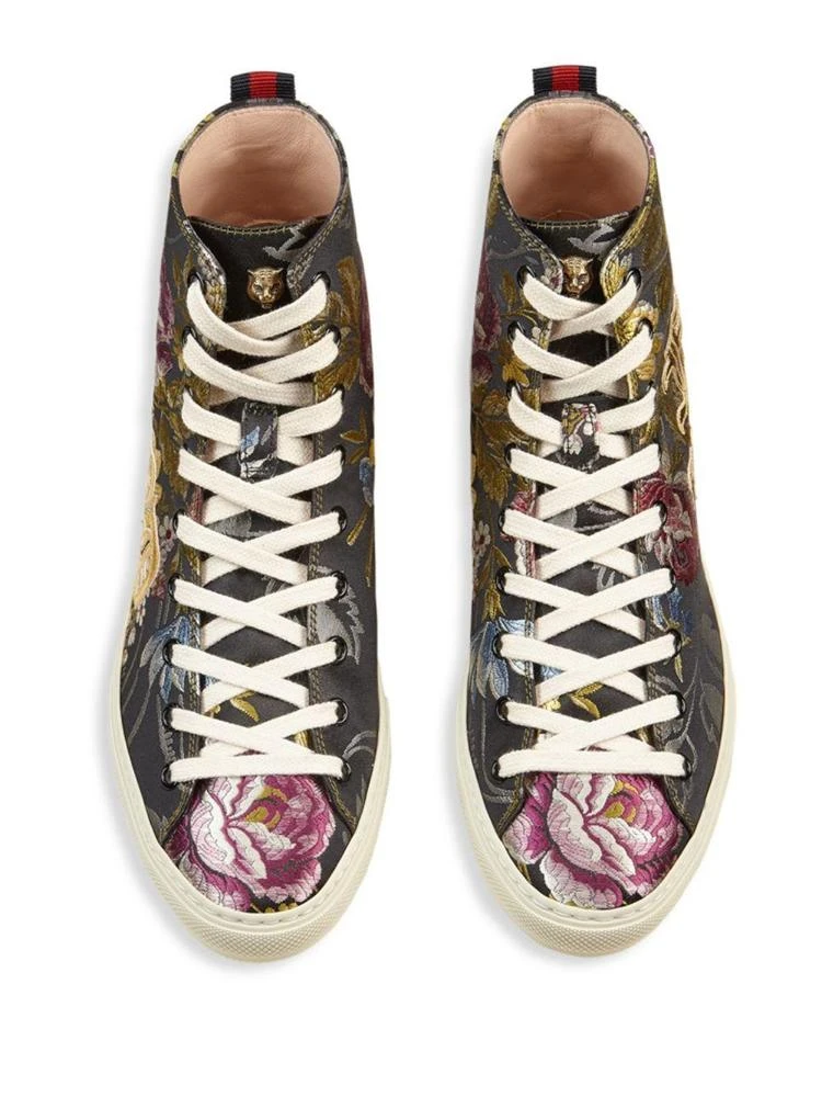 商品Gucci|Major Rose-Print High-Top Sneakers,价格¥3150,第4张图片详细描述