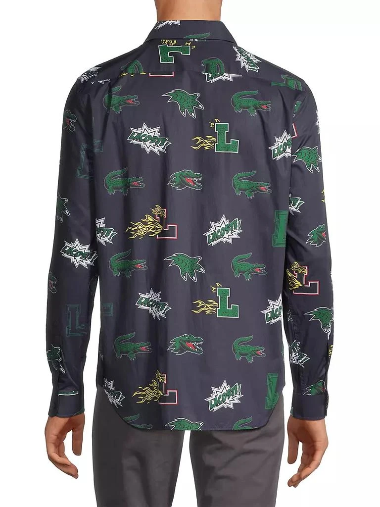 商品Lacoste|Crocodile Comic-Print Shirt,价格¥558,第5张图片详细描述