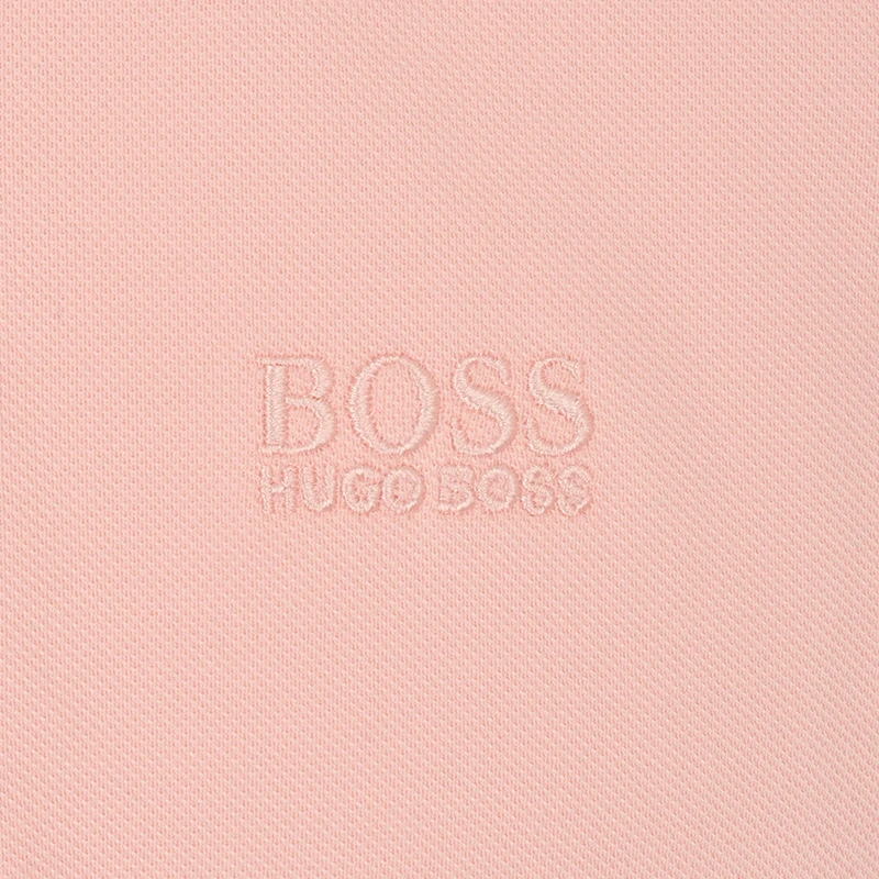 Hugo Boss 雨果博斯 男士纯色纯棉刺绣BOSS胸标时尚休闲短袖POLO衫 PIRO-8569-632 商品