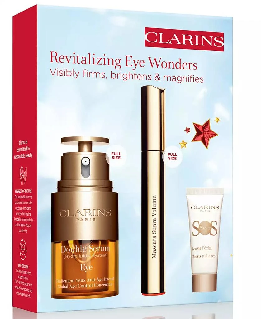 商品Clarins|3-Pc. Double Serum Eye Firming & Hydrating Skincare Set,价格¥659,第3张图片详细描述