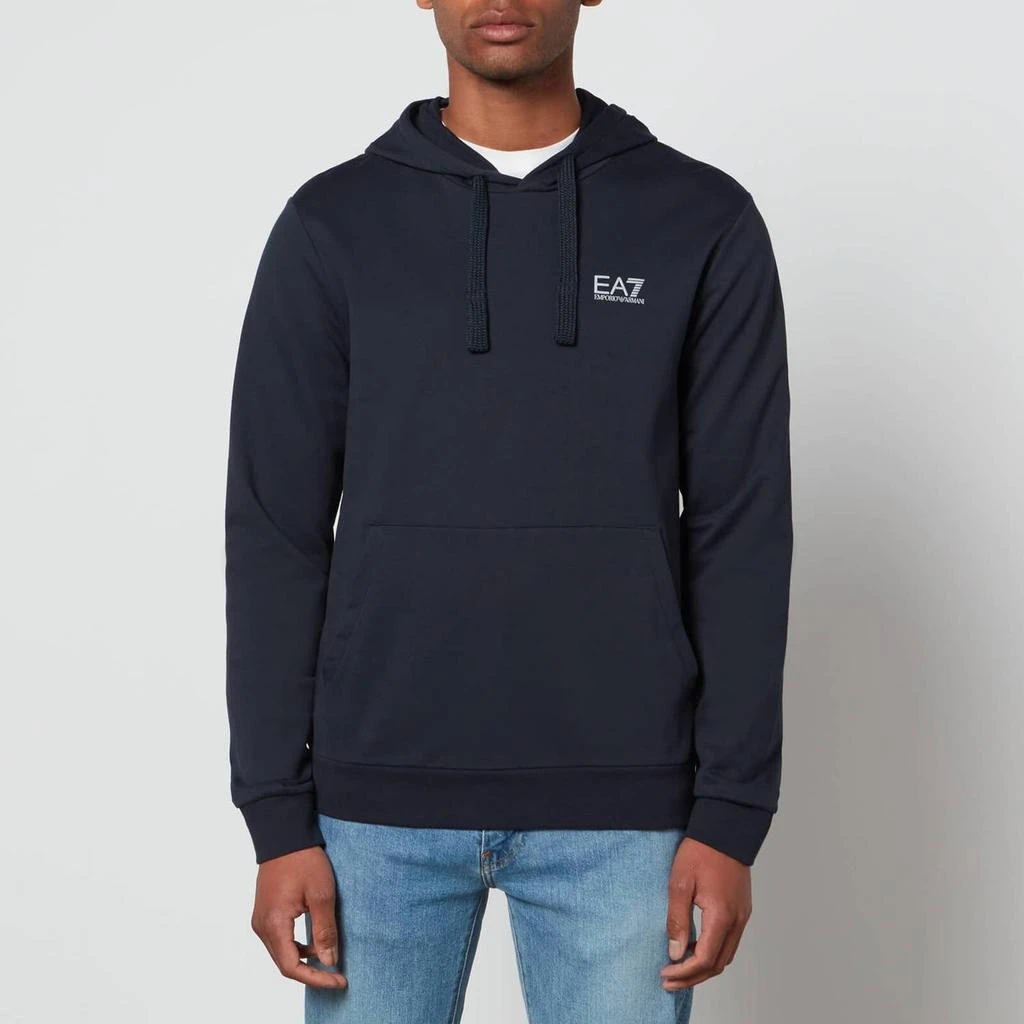 商品EA7|EA7 Men's Core Identity French Terry Hoodie - Night Blue,价格¥450,第1张图片