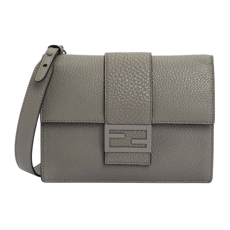 商品[国内直发] Fendi|FENDI 灰色男士单肩包 7VA524-AG0L-F0ZJ4,价格¥10475,第1张图片