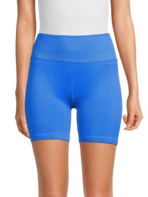 商品Calvin Klein|Logo Ribbed Bike Shorts,价格¥177,第1张图片