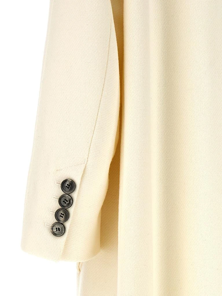 商品AMI|Double-Breasted Coat Coats, Trench Coats White,价格¥4879,第4张图片详细描述