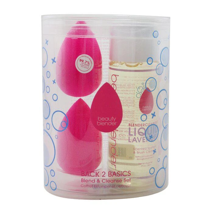 商品beautyblender|BeautyBlender 原创粉色美妆蛋2只装 + 清洁液88ml 3pcs,价格¥345,第2张图片详细描述
