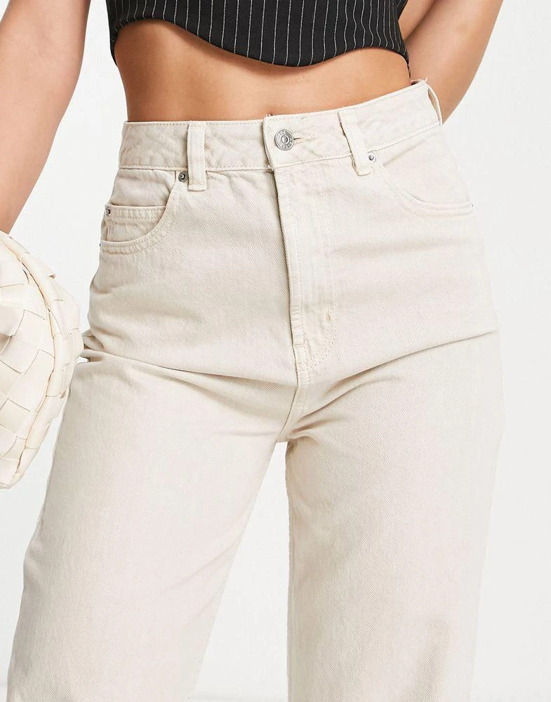 商品ASOS|ASOS DESIGN Tall dad jeans in stone,价格¥317,第3张图片详细描述