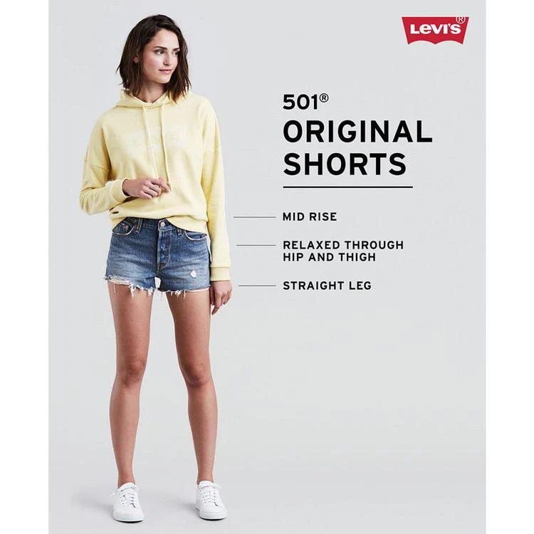 商品Levi's|® Limited 501® Original Fit Cotton Denim Shorts, Created for Macy's,价格¥126,第3张图片详细描述