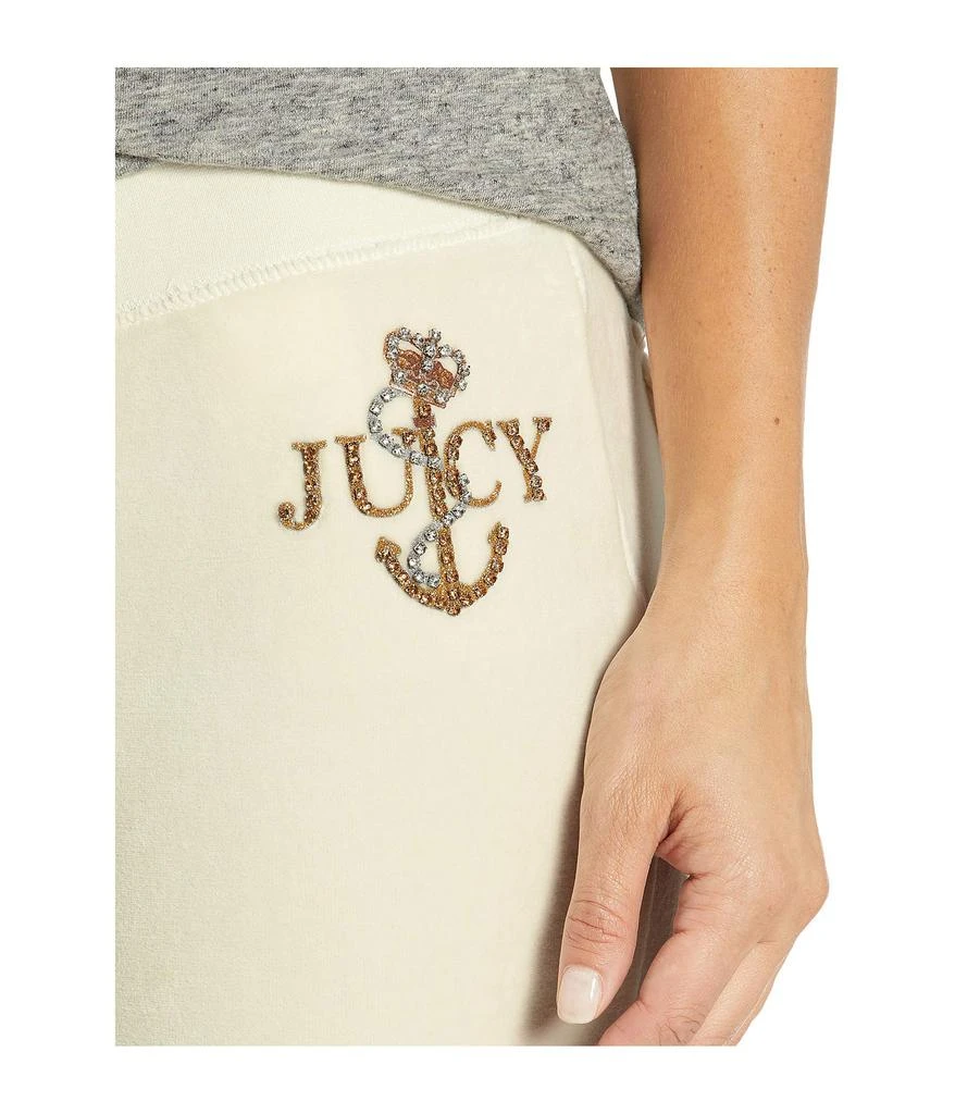 商品Juicy Couture|Juicy Anchor Velour Del Rey Pants,价格¥211,第4张图片详细描述