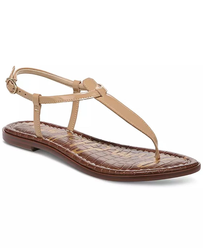 商品Sam Edelman|Women's Gigi T-Strap Flat Sandals,价格¥940,第1张图片