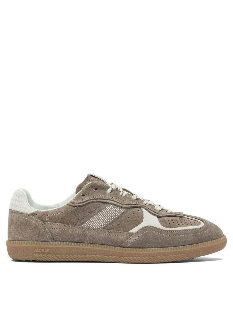 商品ALOHAS|Tb.490 Rife Taupe Leather Sneakers Sneakers & Slip-On Beige,价格¥1298,第1张图片