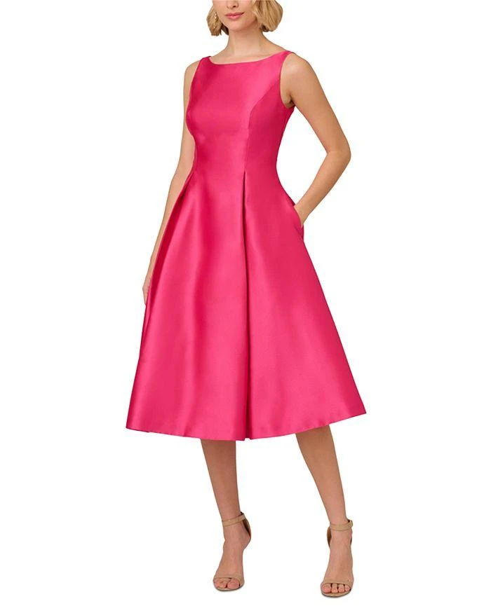 商品Adrianna Papell|Sleeveless Tea-Length Dress,价格¥1202,第1张图片详细描述