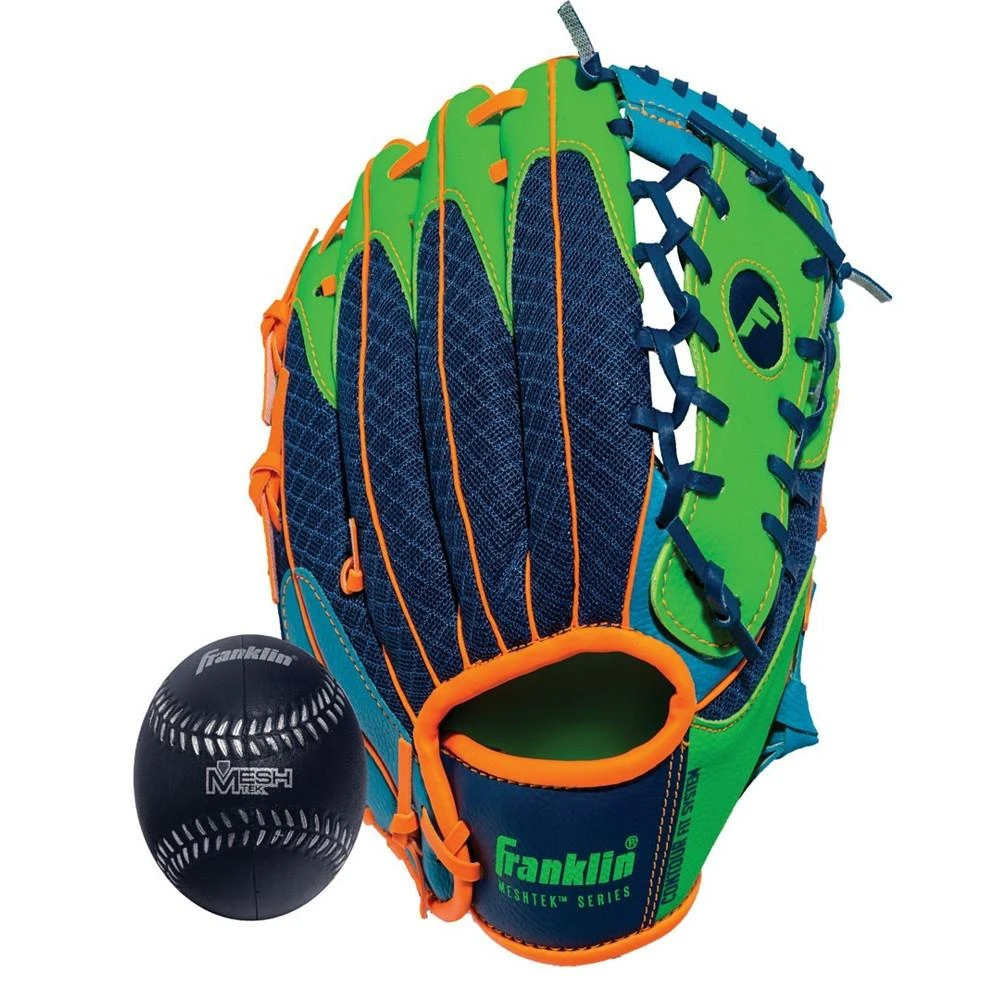 商品Franklin|9.5" Teeball Meshtek Glove & Ball Set Left Handed,价格¥240,第1张图片