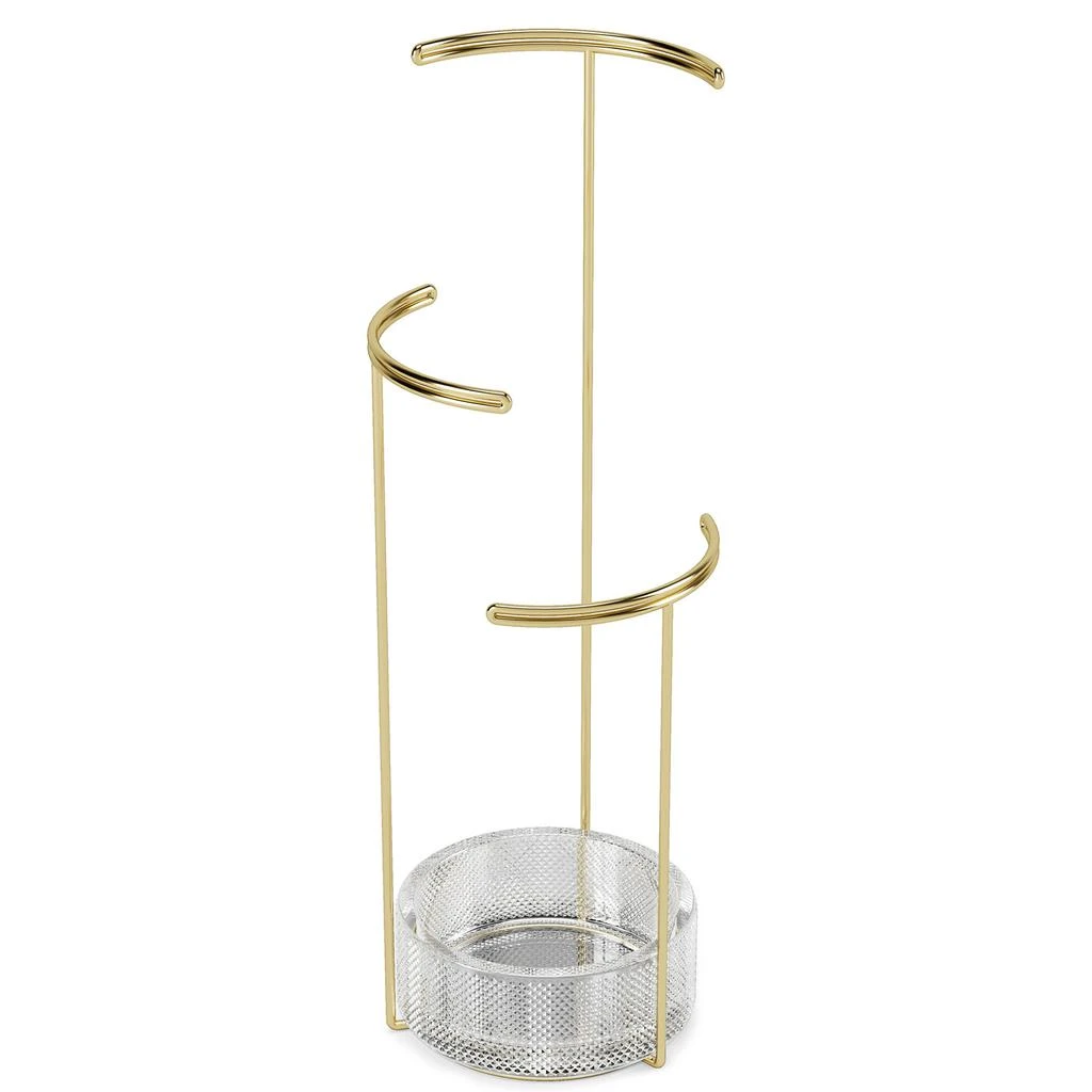 商品Umbra|Umbra Tesora Jewellery Stand - Brass,价格¥159,第4张图片详细描述