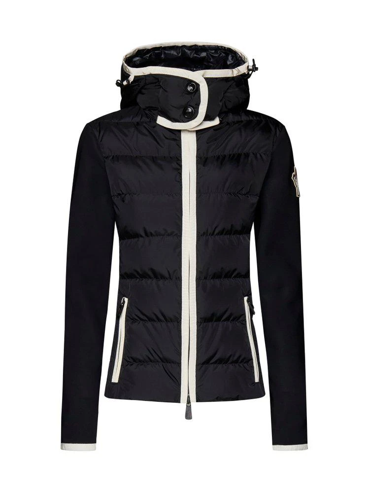 商品Moncler|Moncler Grenoble Logo Patch Zip-Up Hooded Jacket,价格¥4182,第1张图片