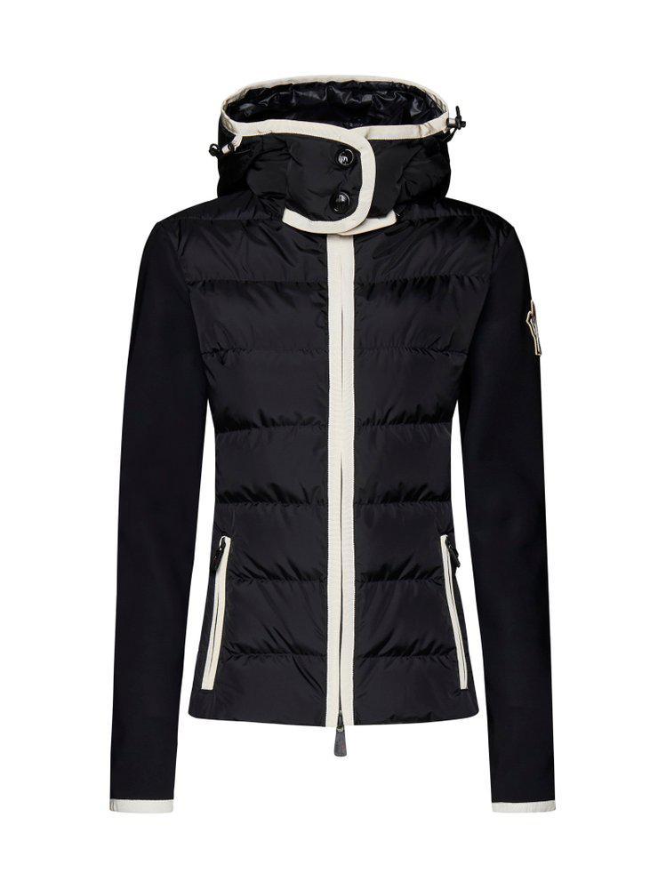 商品Moncler|Moncler Grenoble Logo Patch Zip-Up Hooded Jacket,价格¥4875,第1张图片