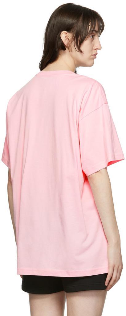 商品Moschino|Pink Cotton T-Shirt,价格¥1211,第5张图片详细描述