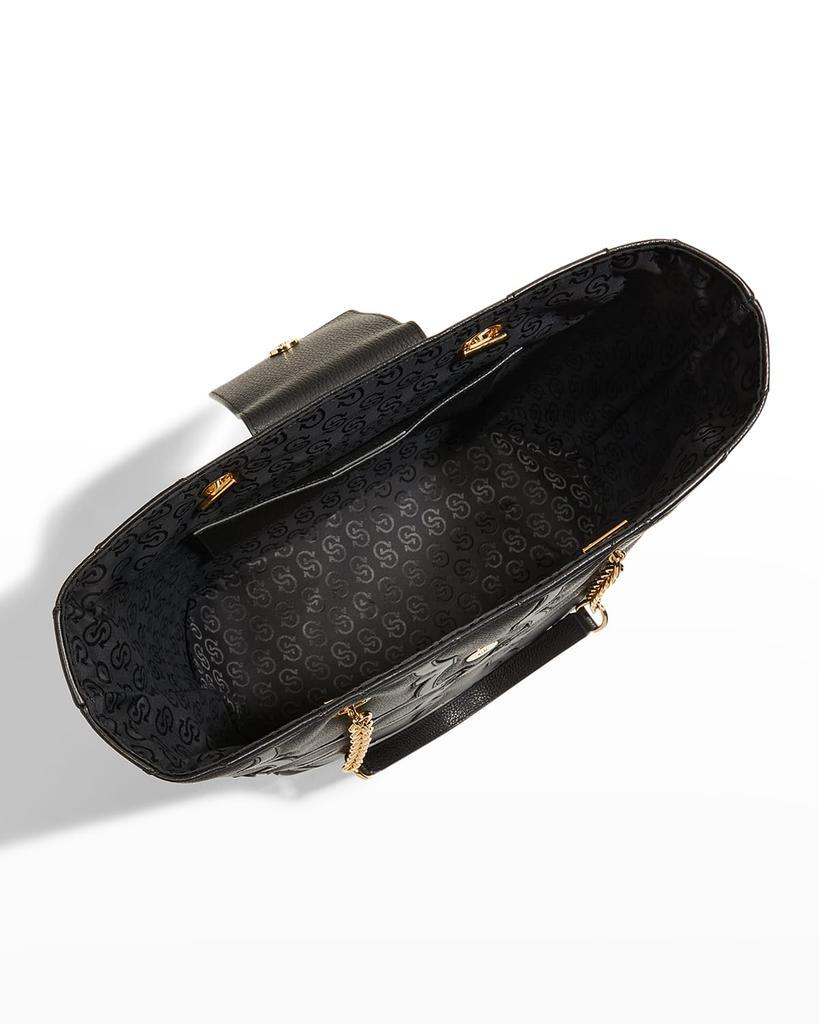 商品Salvatore Ferragamo|Gancini Patch Galour Leather Tote Bag,价格¥19607,第7张图片详细描述