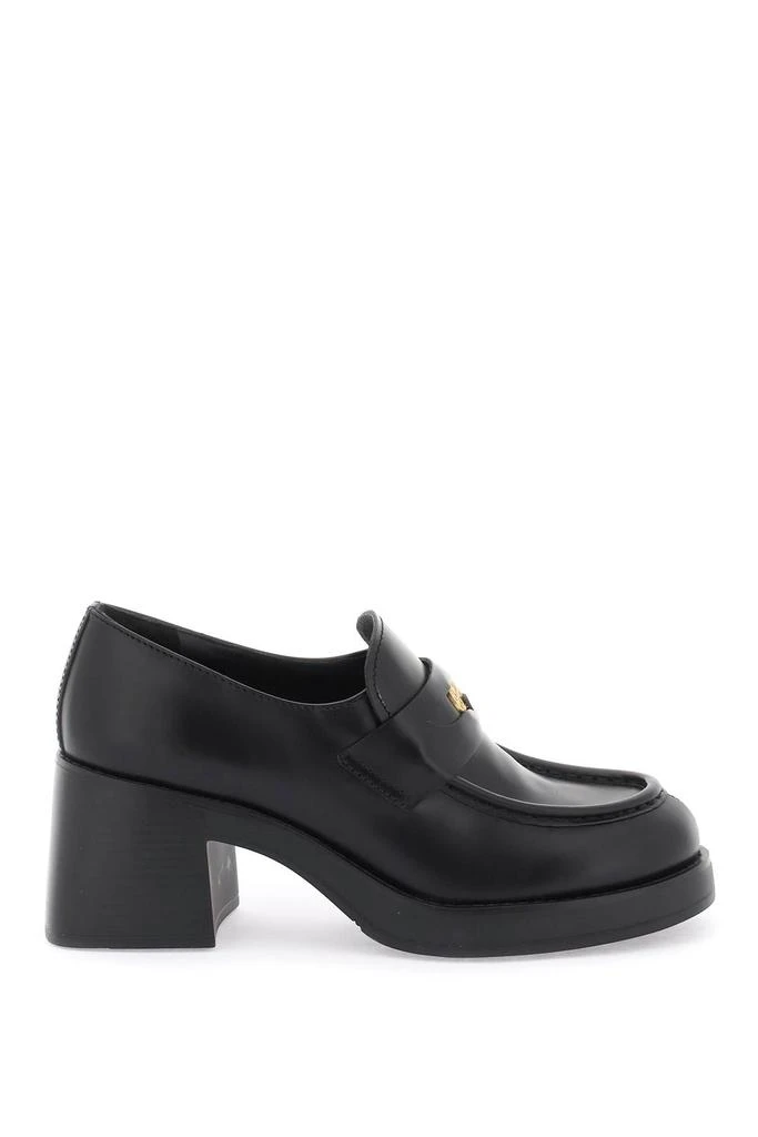 商品Miu Miu|Miu miu leather penny loafers,价格¥4186,第1张图片