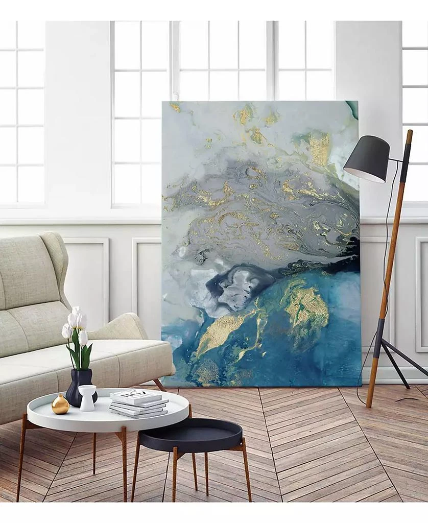 商品Giant Art|32" x 24" Ocean Splash I Museum Mounted Canvas Print,价格¥1682,第5张图片详细描述