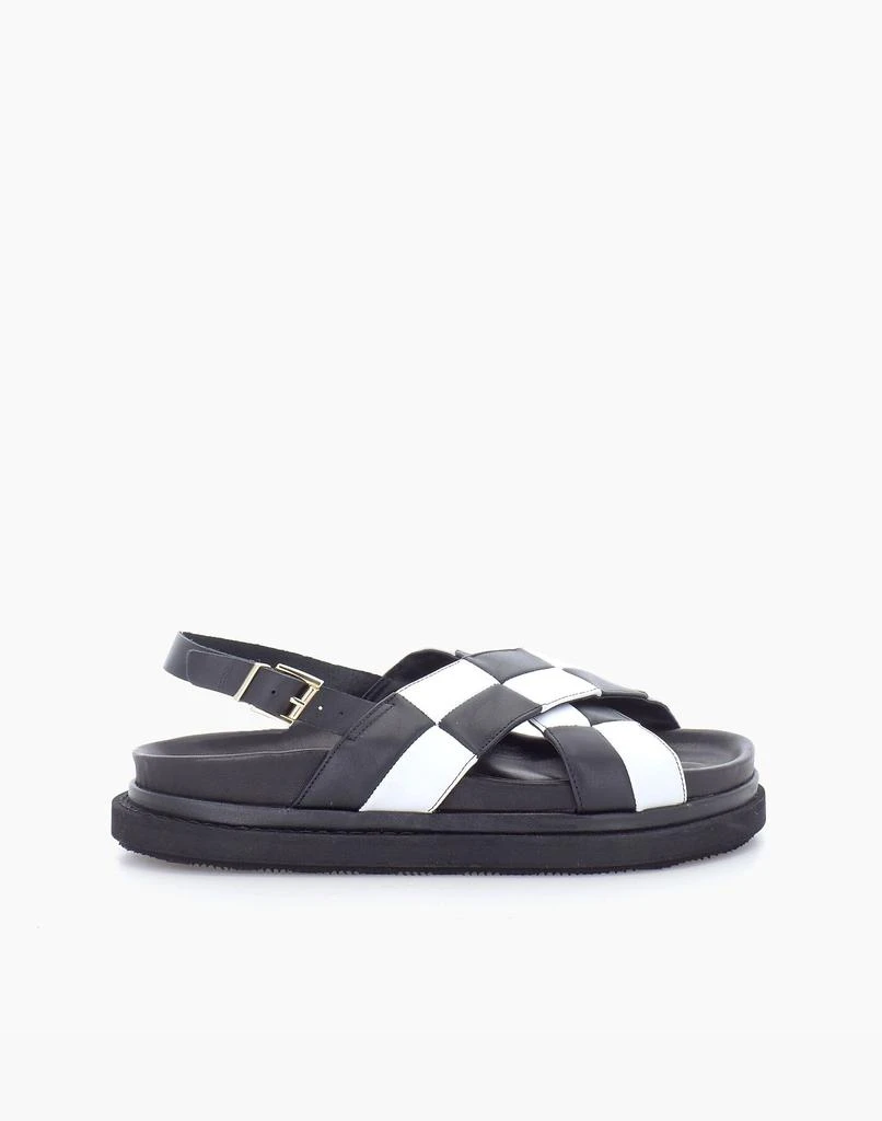 商品Madewell|ALOHAS Marshmallow Scacchi Black & White Sandal,价格¥1919,第1张图片