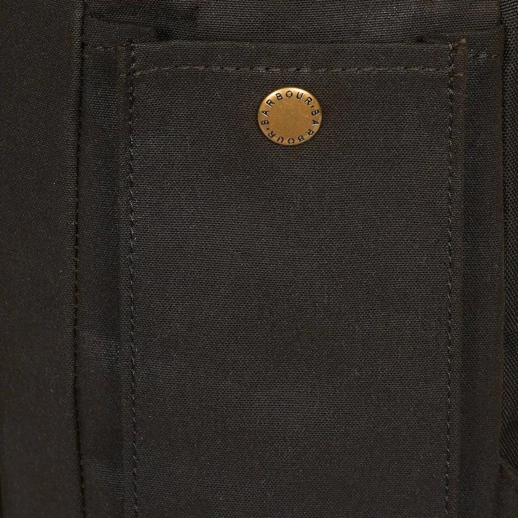商品Barbour|Barbour Heritage Men's Essential Wax Backpack - Olive,价格¥945,第5张图片详细描述