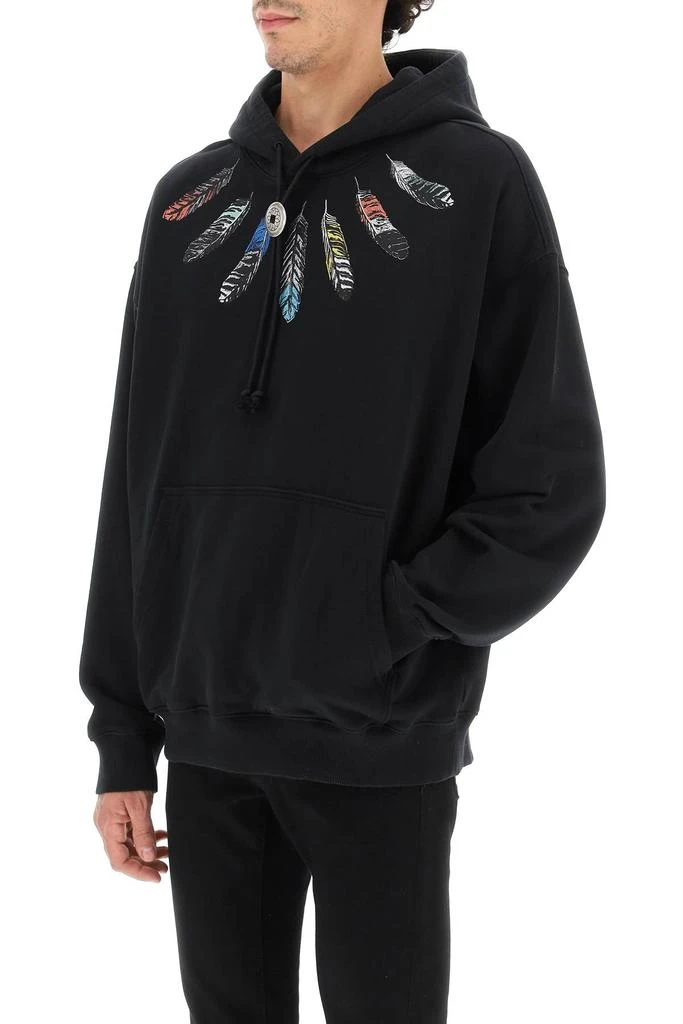 商品Marcelo Burlon|Collar Feathers Hoodie,价格¥2145,第4张图片详细描述