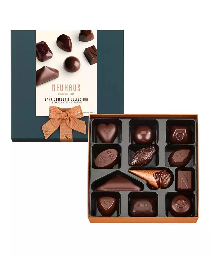 商品Neuhaus|All Dark Collection Chocolates, 12 Piece,价格¥260,第1张图片