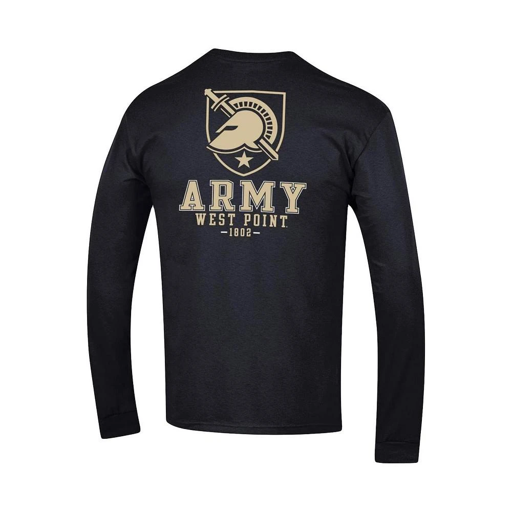 商品CHAMPION|Men's Black Army Black Knights Team Stack Long Sleeve T-shirt,价格¥222,第2张图片详细描述