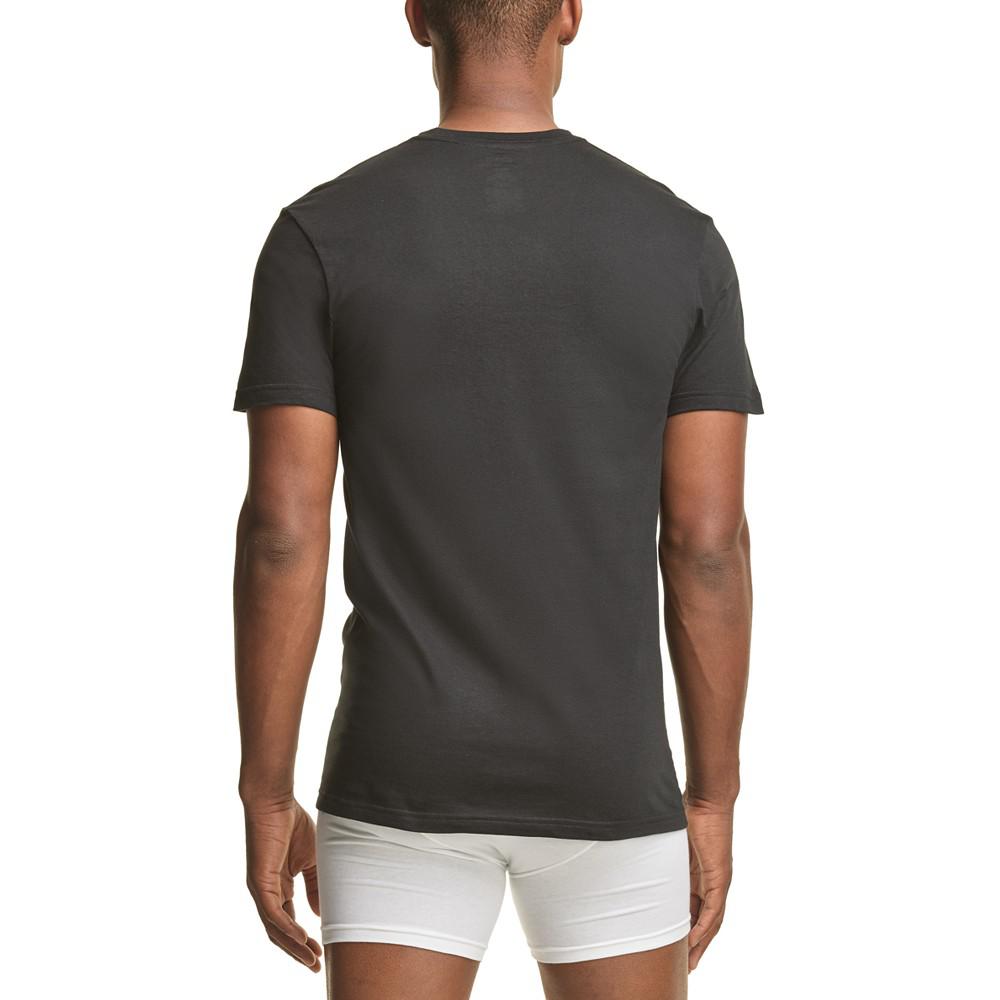 男款经典版型纯棉V领汗衫 6件装商品第3张图片规格展示