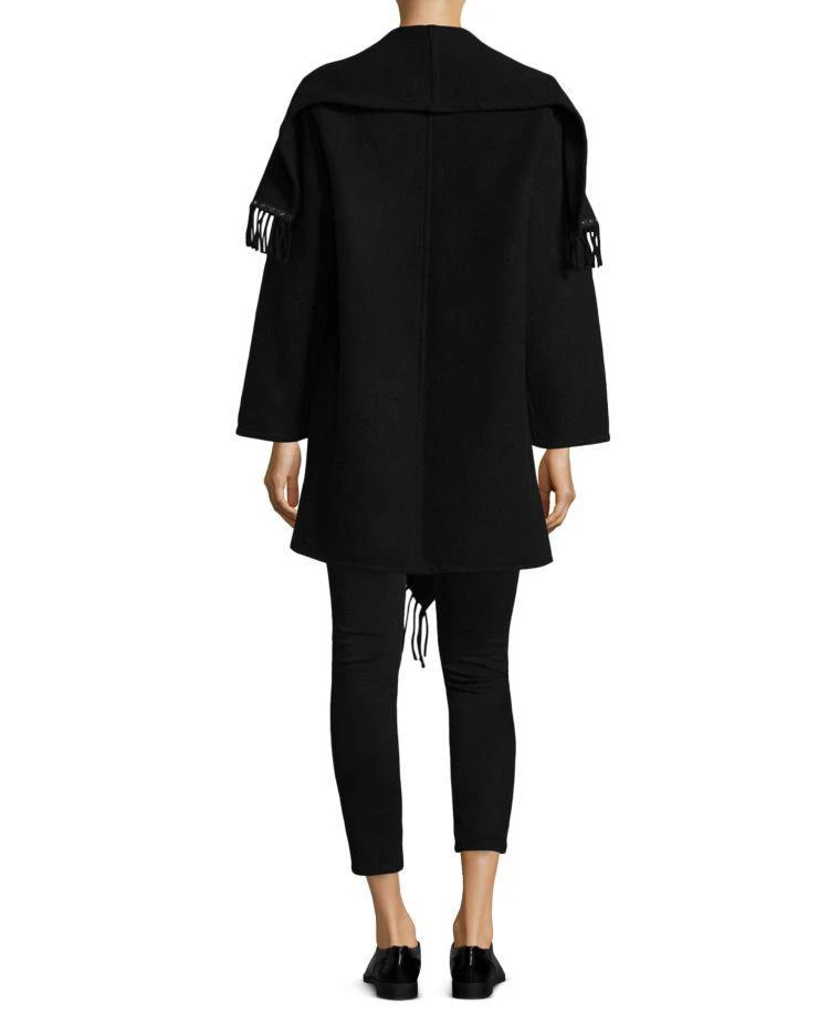 商品The Kooples|Fringed Poncho-Style Coat,价格¥1852,第2张图片详细描述