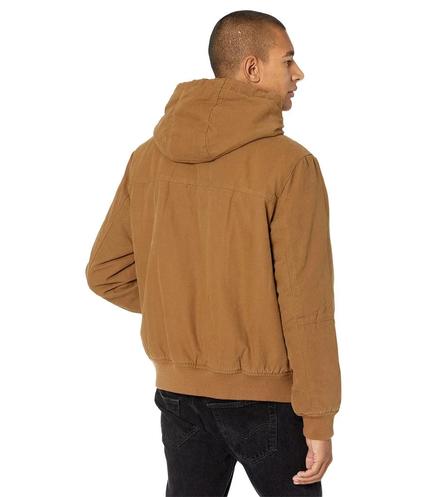商品Levi's|Cotton Canvas Hooded Utility Jacket with Sherpa Lining,价格¥515,第2张图片详细描述