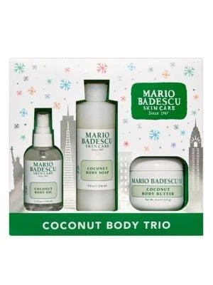商品Mario Badescu|Coconut Body Trio 3-Piece Body Butter, Oil, & Soap Set,价格¥204,第1张图片