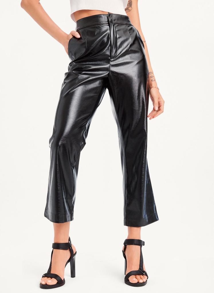 Patent Leather Flared Pant商品第1张图片规格展示