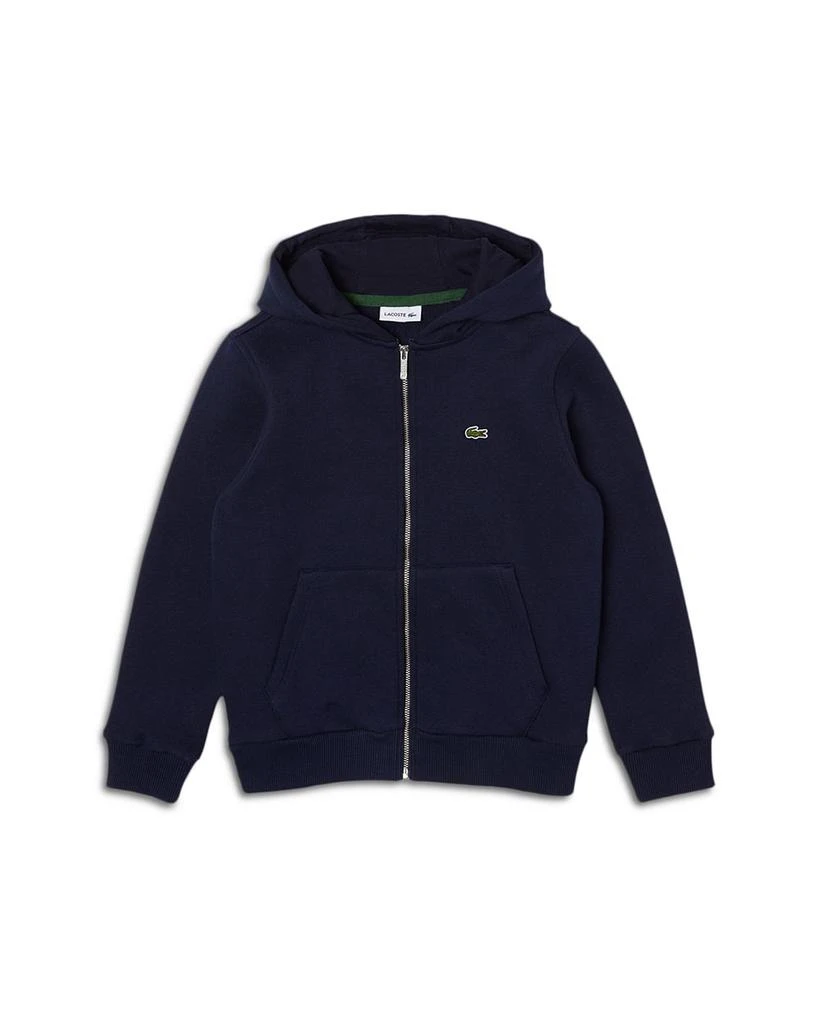 商品Lacoste|Boys' Full Zip Hooded Sweatshirt - Little Kid, Big Kid,价格¥671,第1张图片