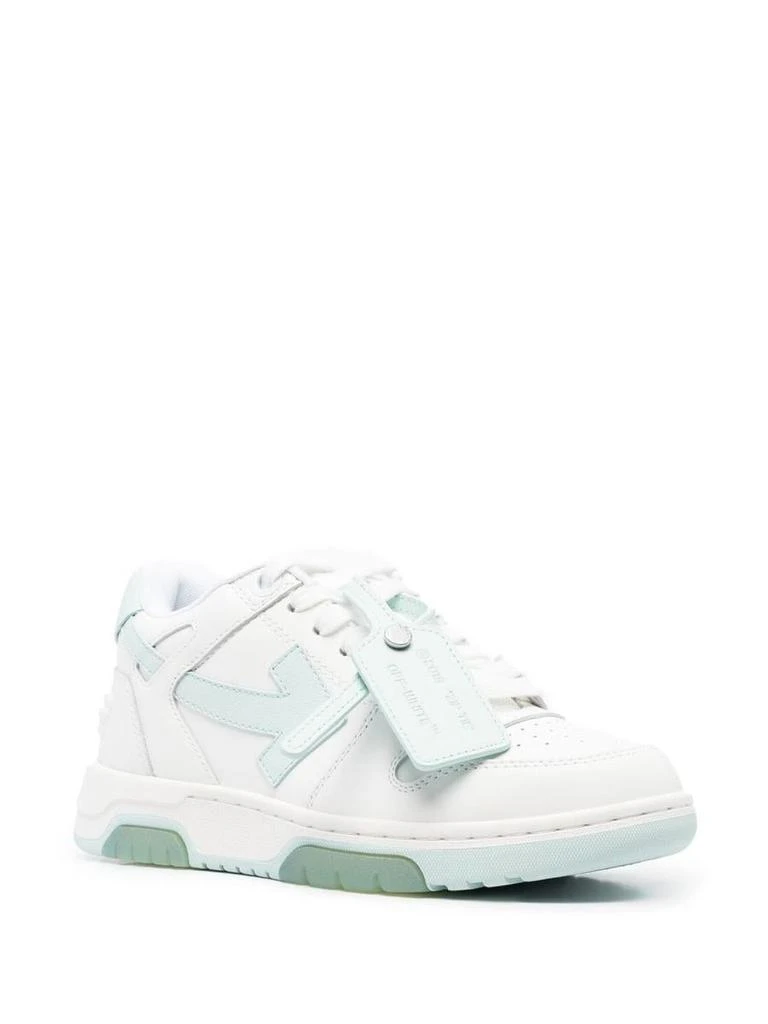 商品Off-White|OFF-WHITE Out Of Office leather sneakers,价格¥3289,第2张图片详细描述