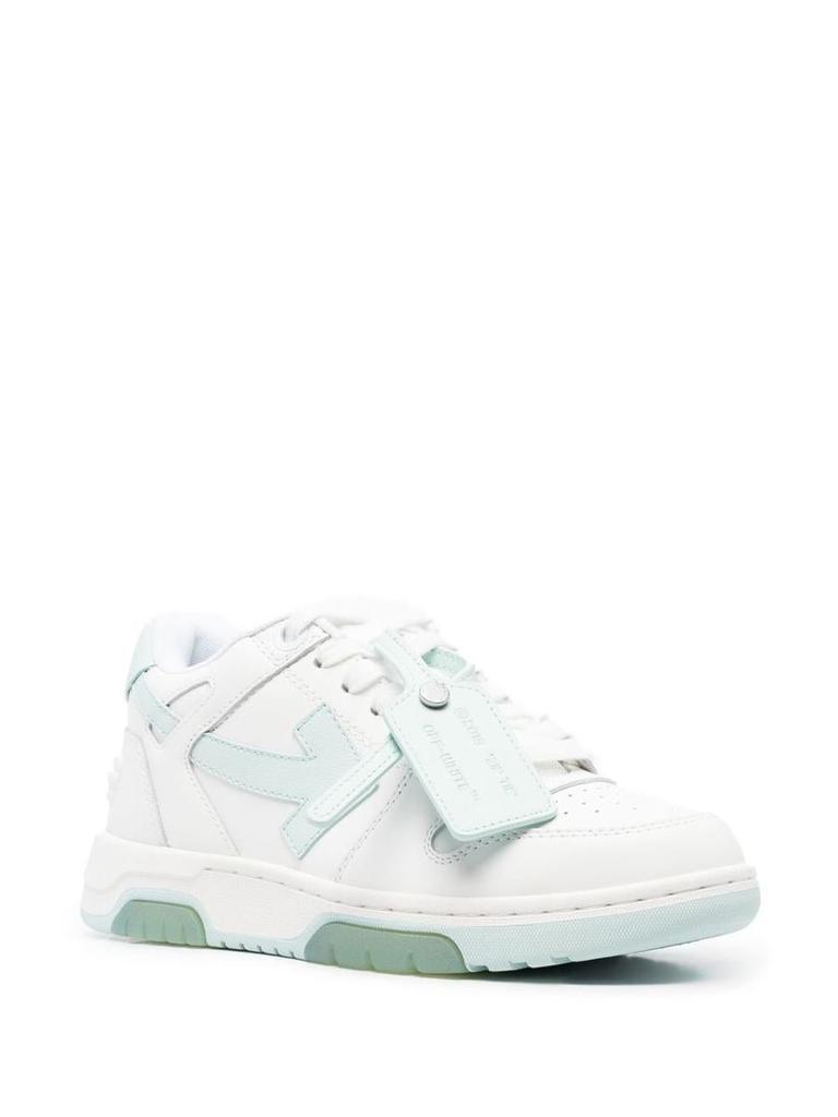 商品Off-White|OFF-WHITE Out Of Office leather sneakers,价格¥3023,第4张图片详细描述