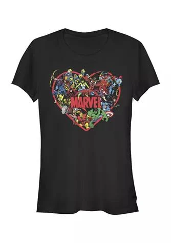 商品Marvel|Marvel Hero Heart Graphic T Shirt,价格¥266,第1张图片