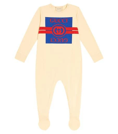 商品Gucci|Cotton jersey playsuit,价格¥2212,第1张图片