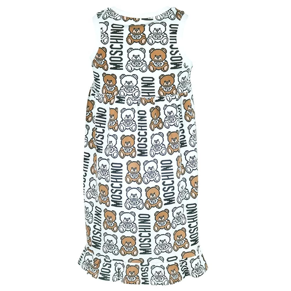 商品Moschino|White Pixel Logo Dress,价格¥435,第3张图片详细描述