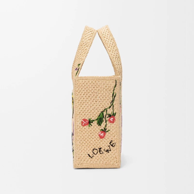 商品Loewe|LOEWE罗意威 Font 小号拉菲草手提包,价格¥11567,第6张图片详细描述