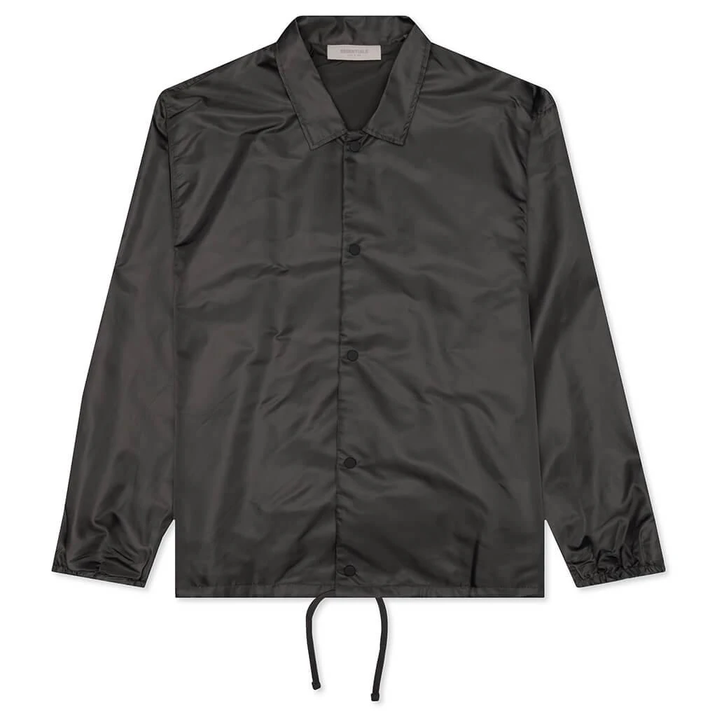 商品Essentials|Essentials Coaches Jacket - Off-Black,价格¥1292,第1张图片